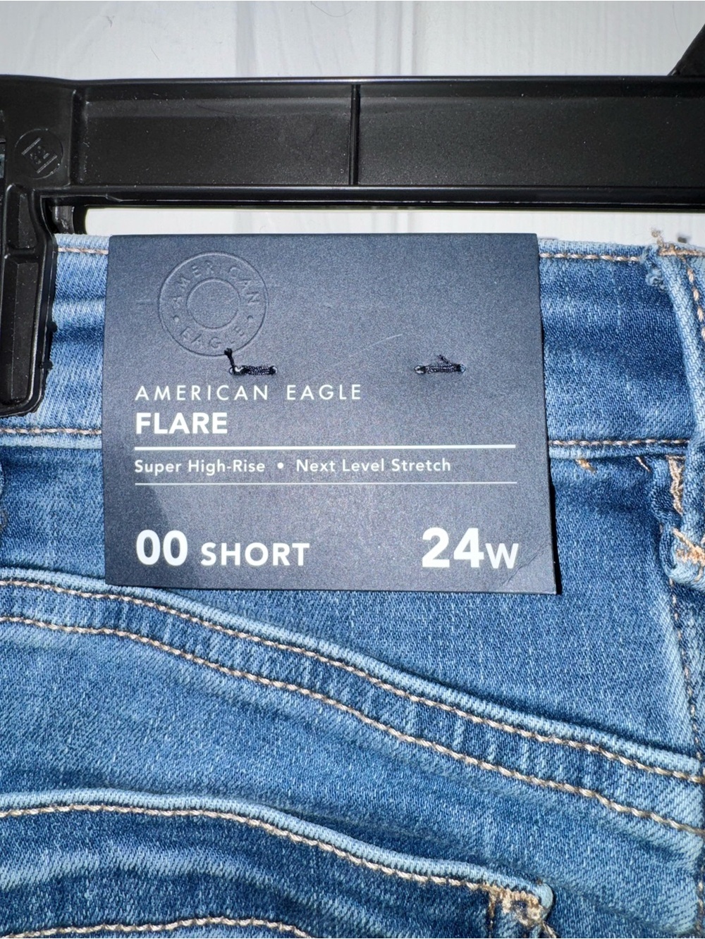 American Eagle Outfitters Super High-Rise Next Level Stretch Wide Leg Jeans - Picture 7 of 7